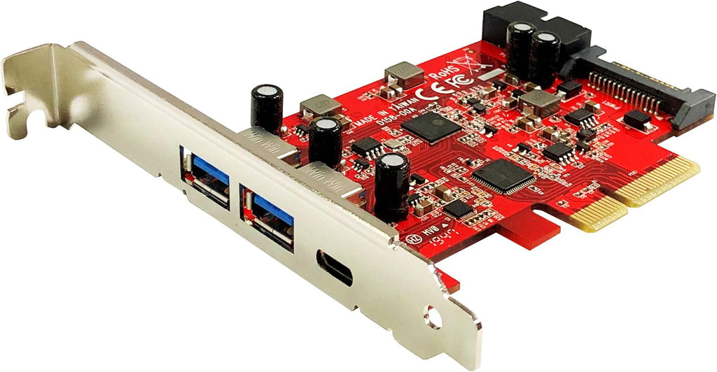 USB 3.1 5-Port PCIe 3.0 Card with USB-C and USB-A H156733