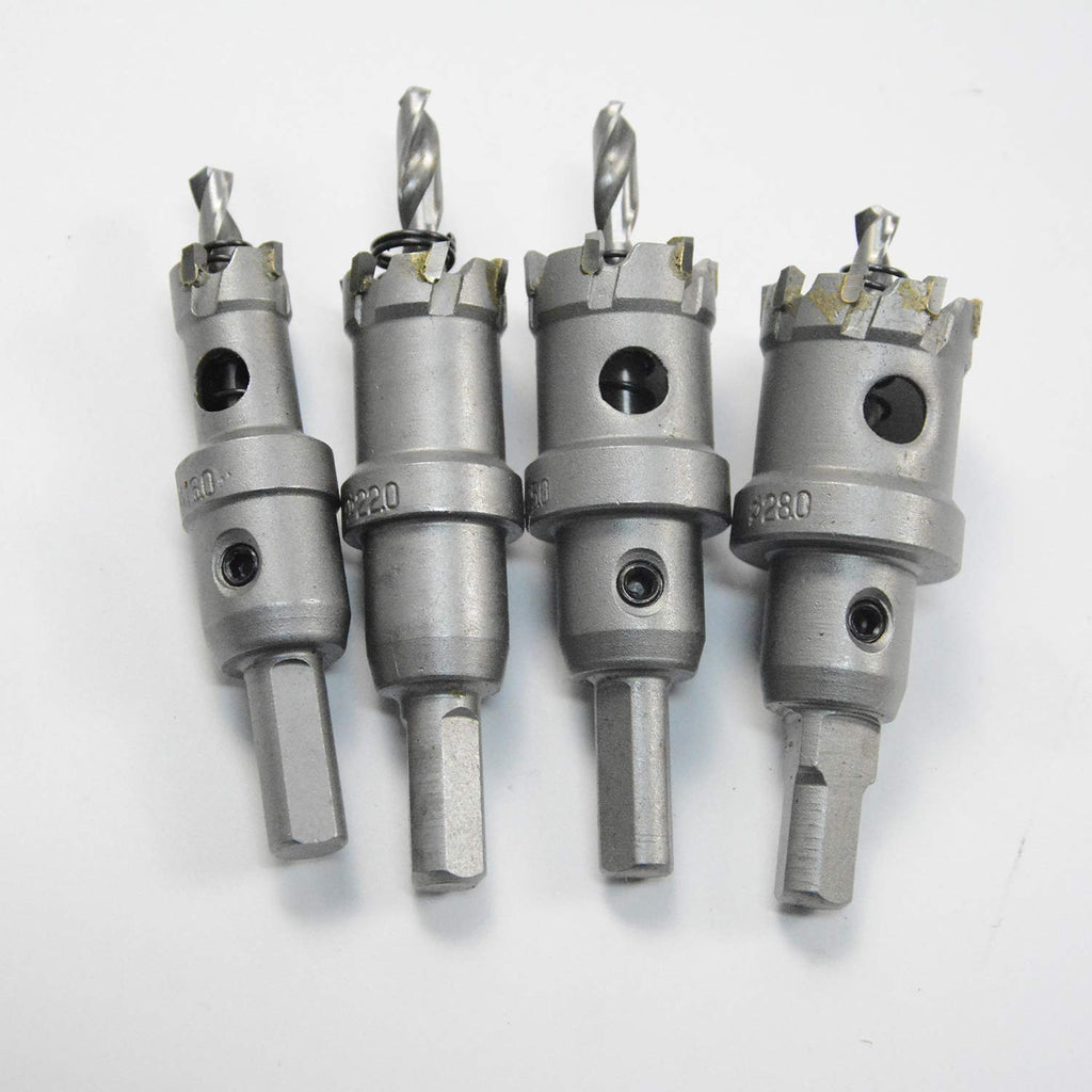 9 PCS Tungsten Carbide Tipped Hole Saw Set with 2 Pilot Drill Bit B319