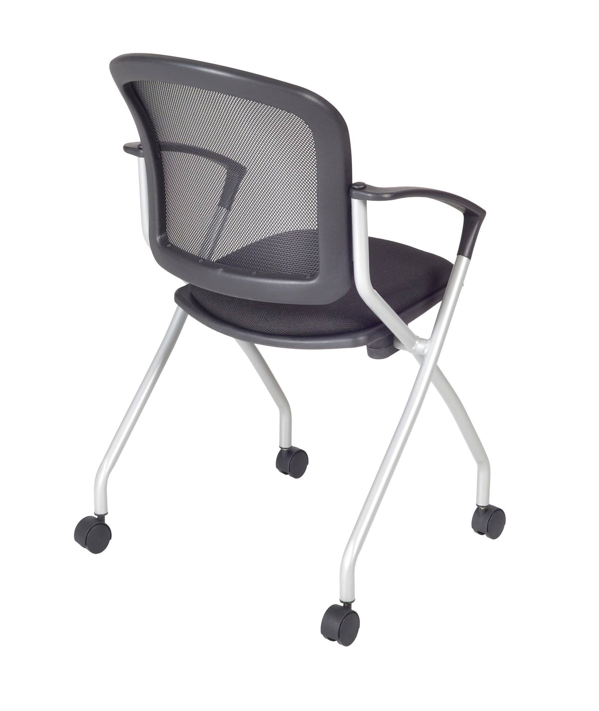 Mocha Walnut Training Table and 2 Nesting Chairs Y883407