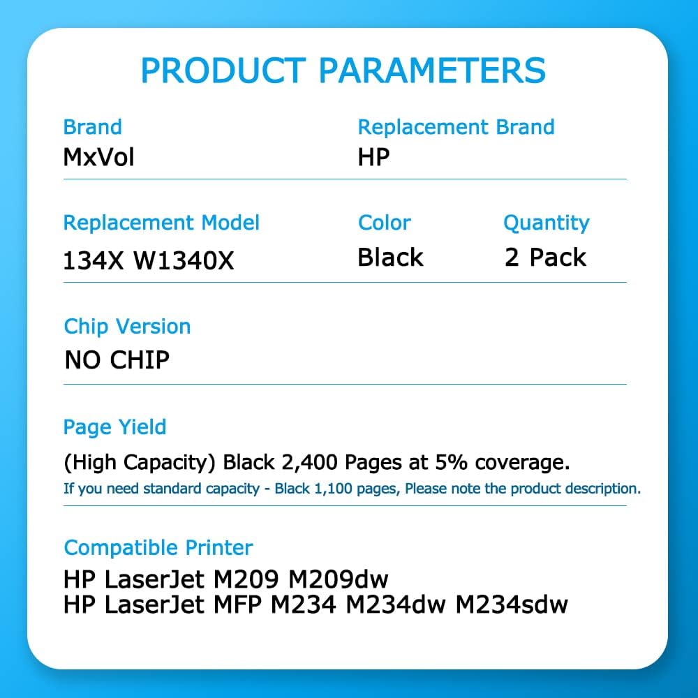 2-Pack Black Toner Cartridge for HP Printer X311690