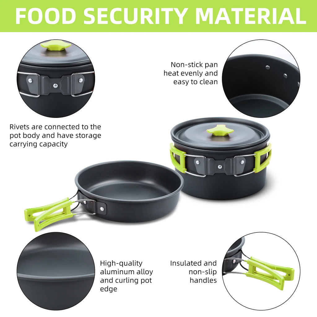 16pcs Camping Cookware Set R95878