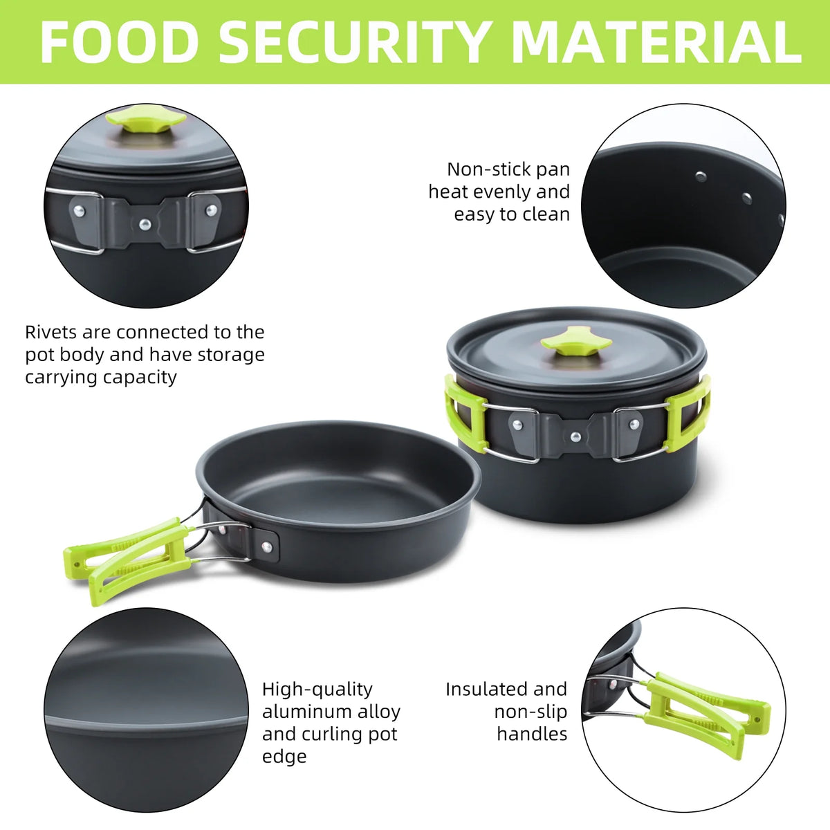 16pcs Camping Cookware Set R95878