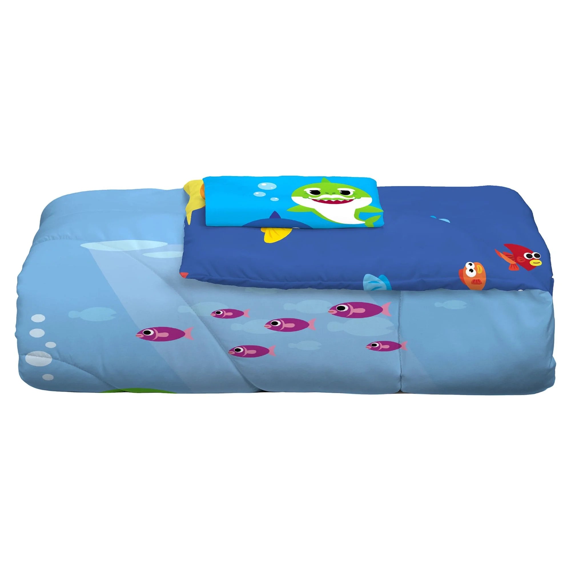 2-Piece Twin/Full Comforter Set, Reversible, Microfiber L329