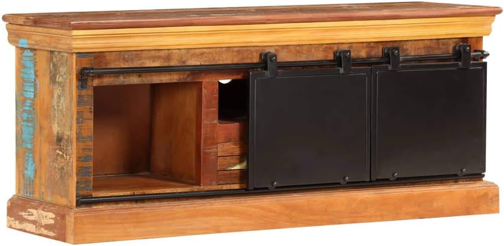 Solid Reclaimed Wood TV Cabinet I906