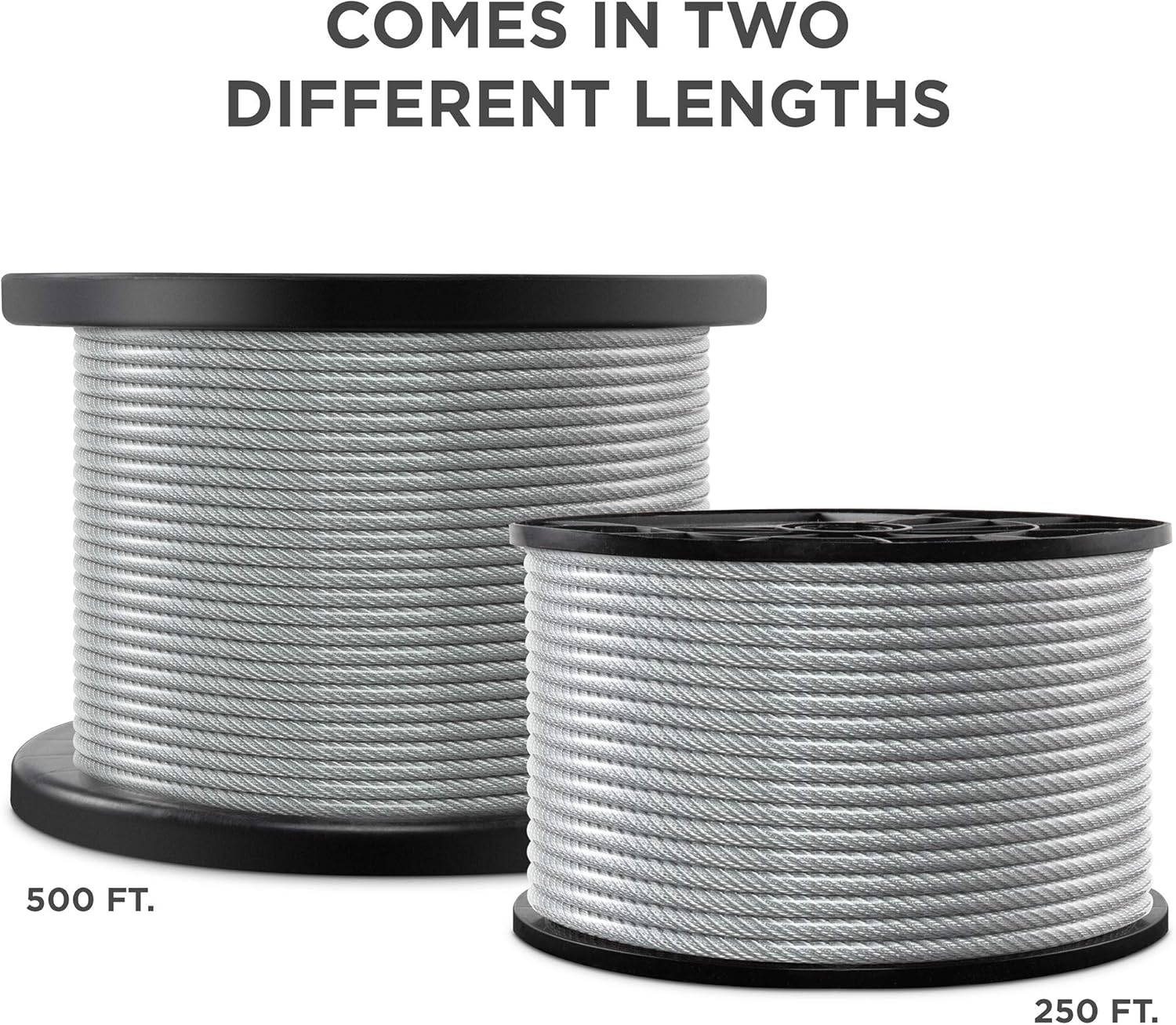 7x7 Wire Rope PVC Coated Galvanized Steel Aircraft Cable H439606