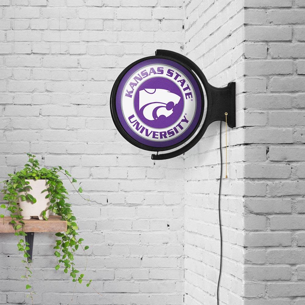 Rotating LED Round Wall Sign E889193