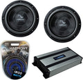 2 Car Subwoofer Bundle with Amplifier & Amp Kit F57802