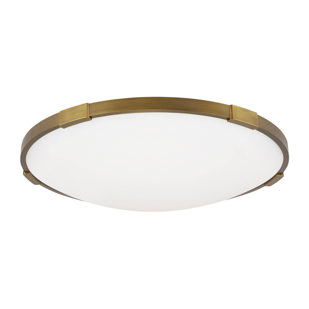 Aged Brass LED Flush Mount F3204