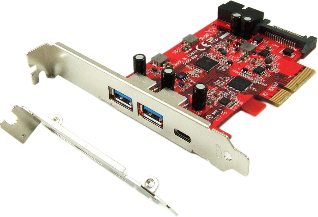 USB 3.1 5-Port PCIe 3.0 Card with USB-C and USB-A H156733