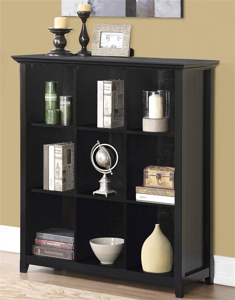 Black 9 Cube Bookcase E539610