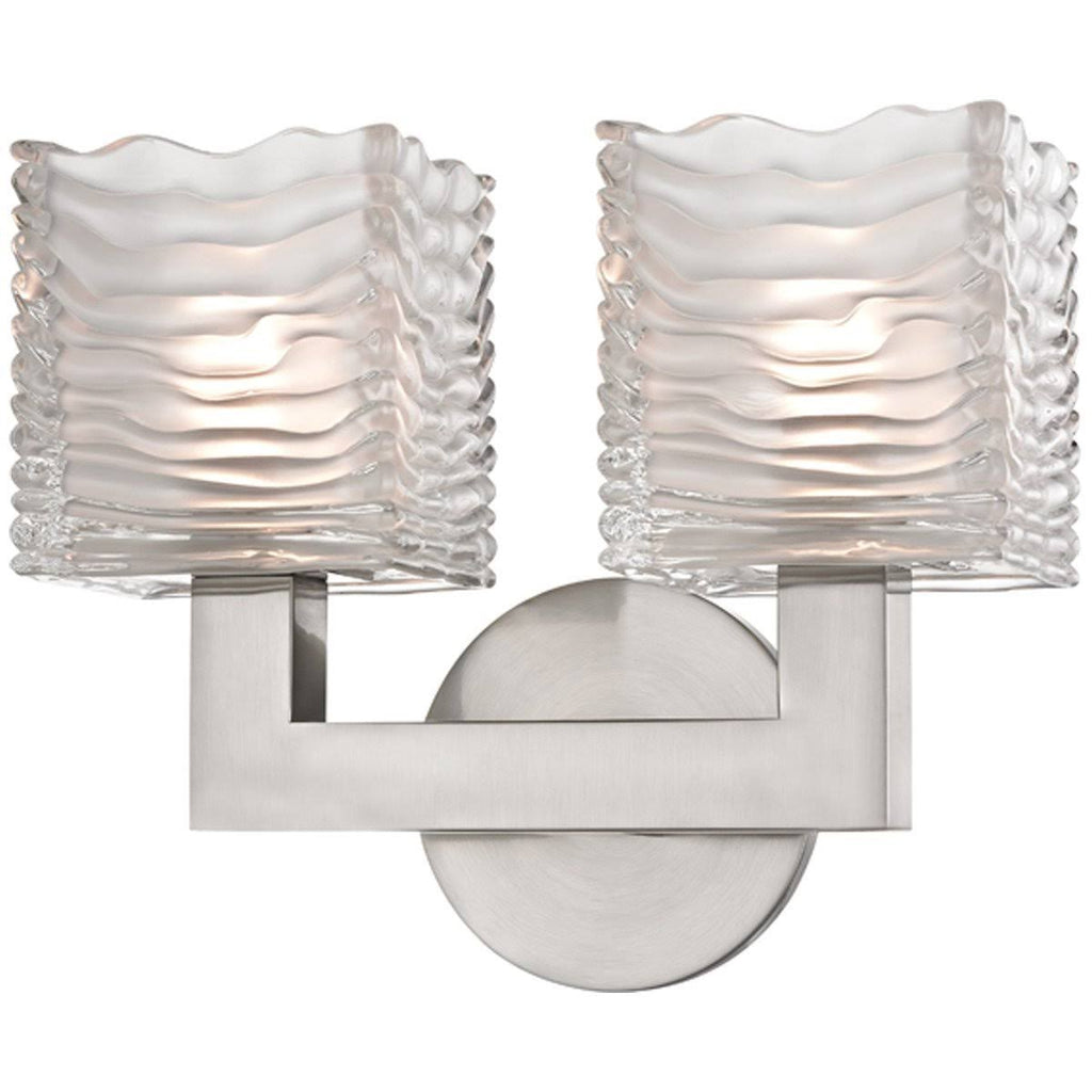 Polished Chrome 2 Light Bath Bracket U1711