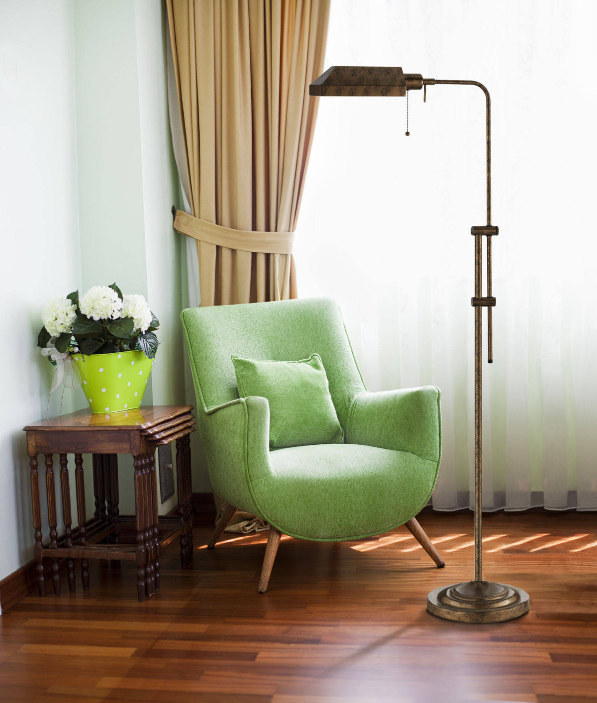 Rust Floor Lamp E86778