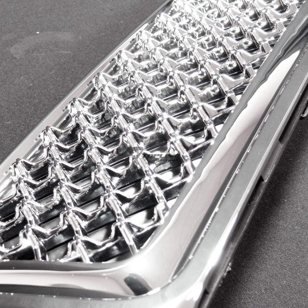 Chrome Mesh Front Lower Bumper Grille Pack of 2 V315987