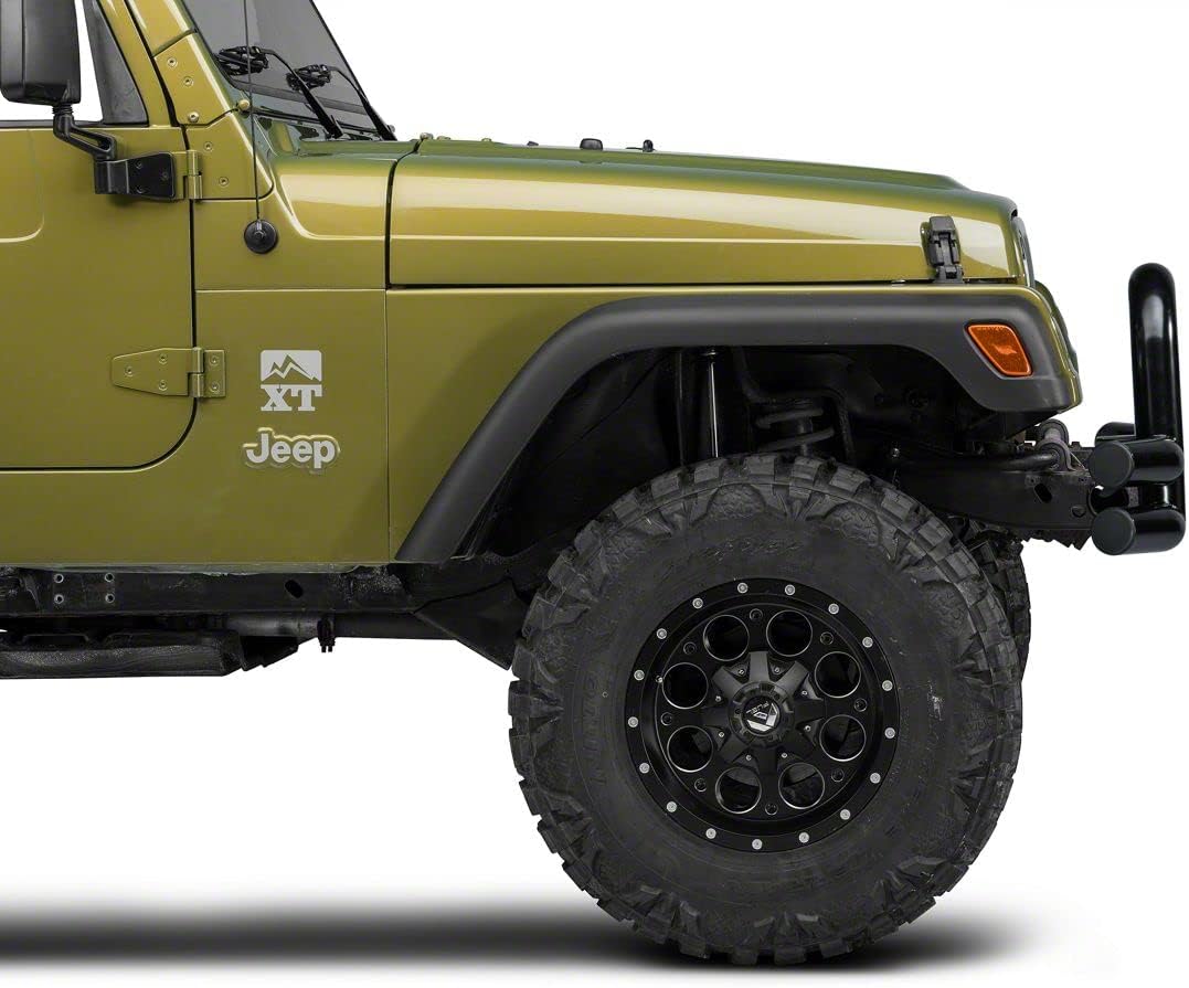 Gloss Black Double Tubular Front Bumper with Classic Over-Rider Hoop Y75237