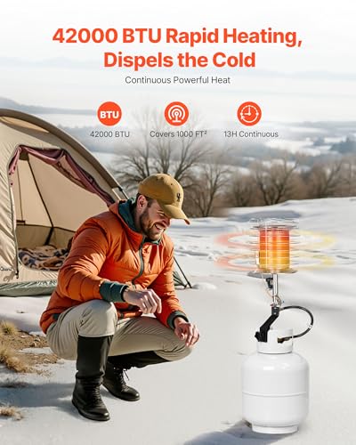 42000 BTU Infrared Radiant Propane Tank Top Heater U761