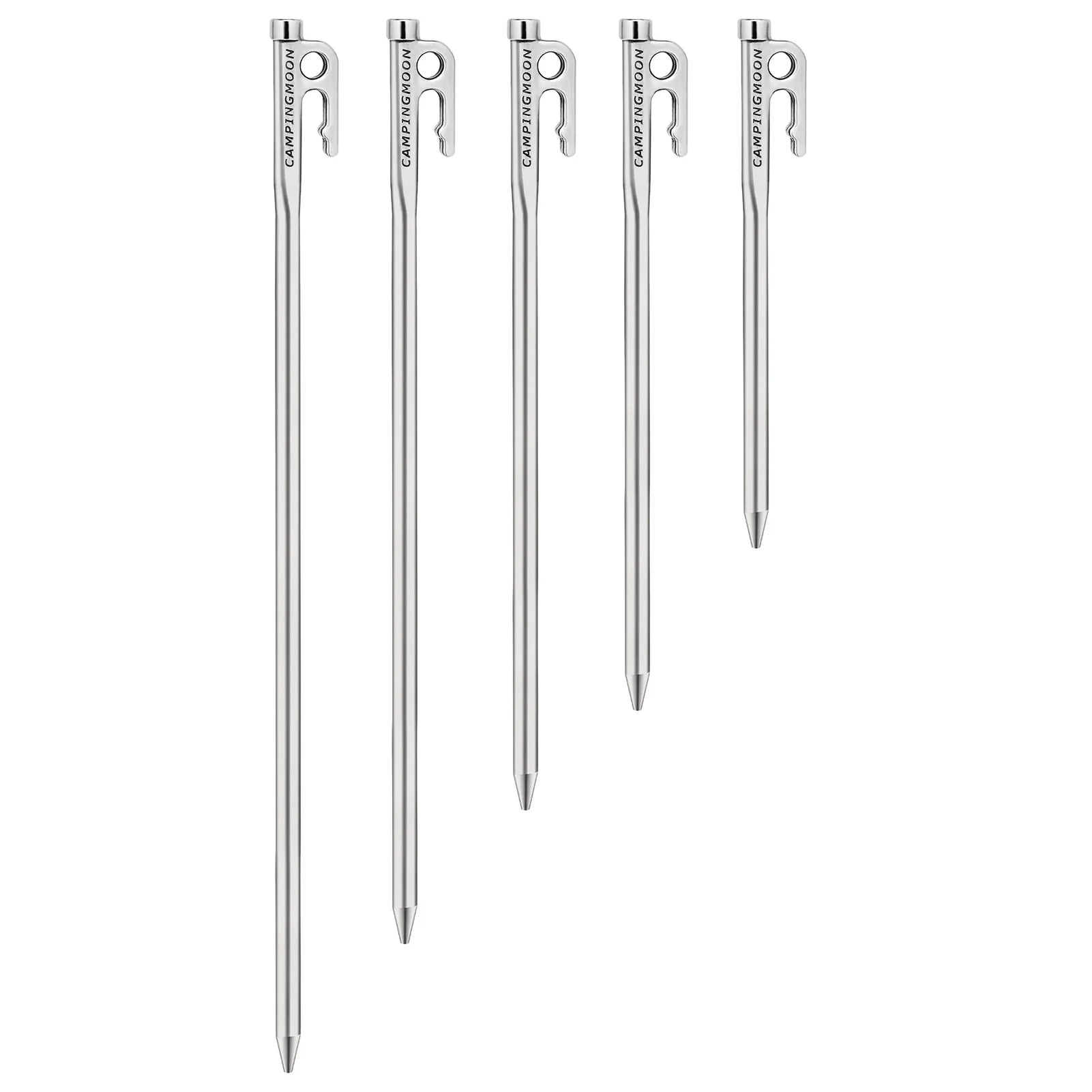 Heavy Duty Steel Tent Stakes Pegs with Hook and Hole Design P813529
