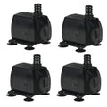 725 GPH 57W Magnetic Drive Submersible Pond Pump (4 Pack) X9890