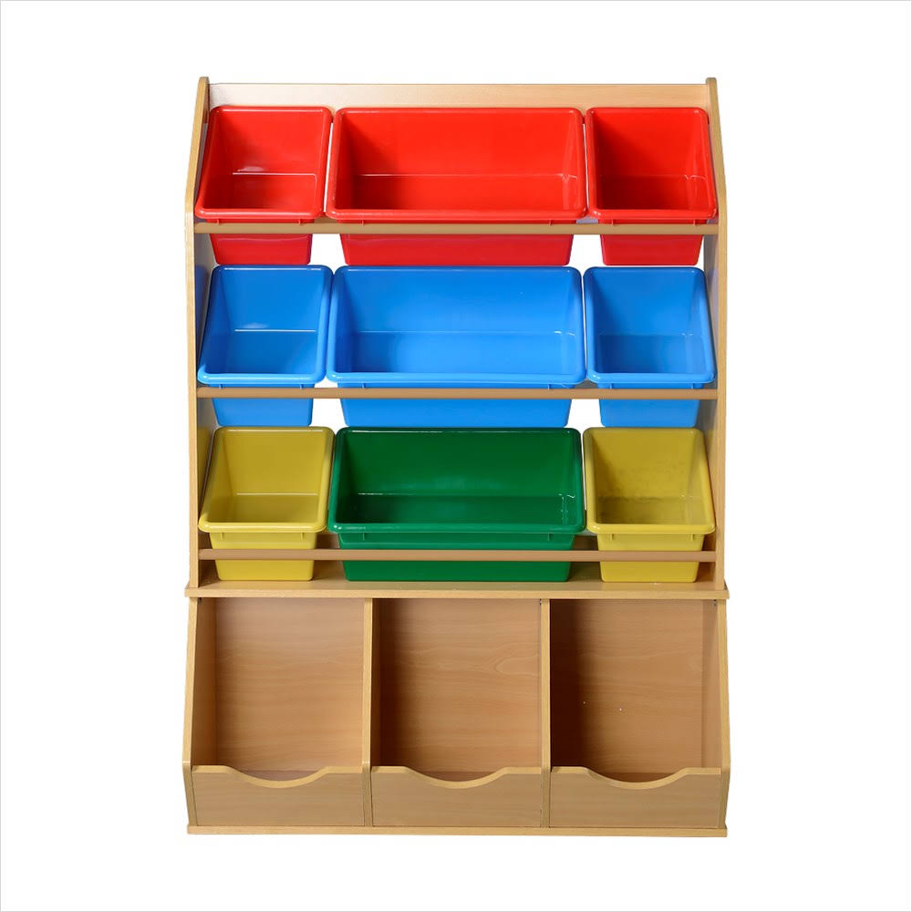 12 Bin Organizer with Nine Removable Plastic Bins Z8946