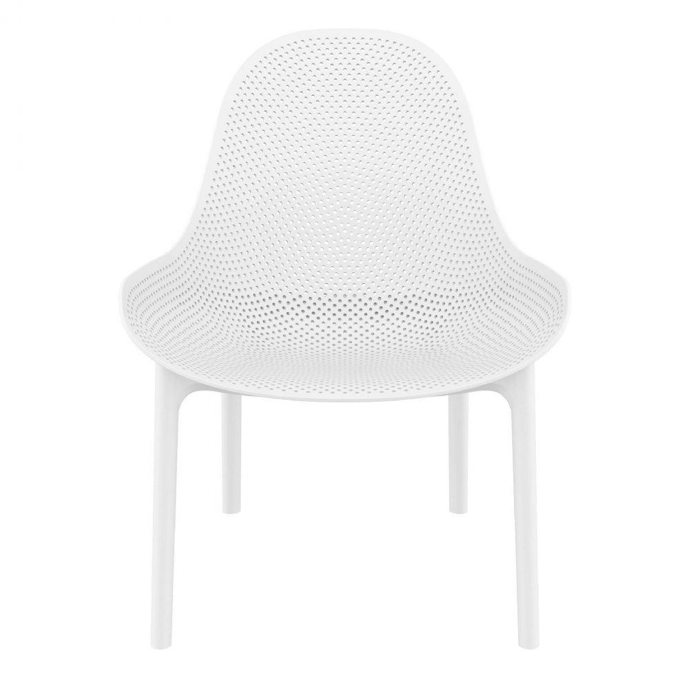 White Lounge Chair V137
