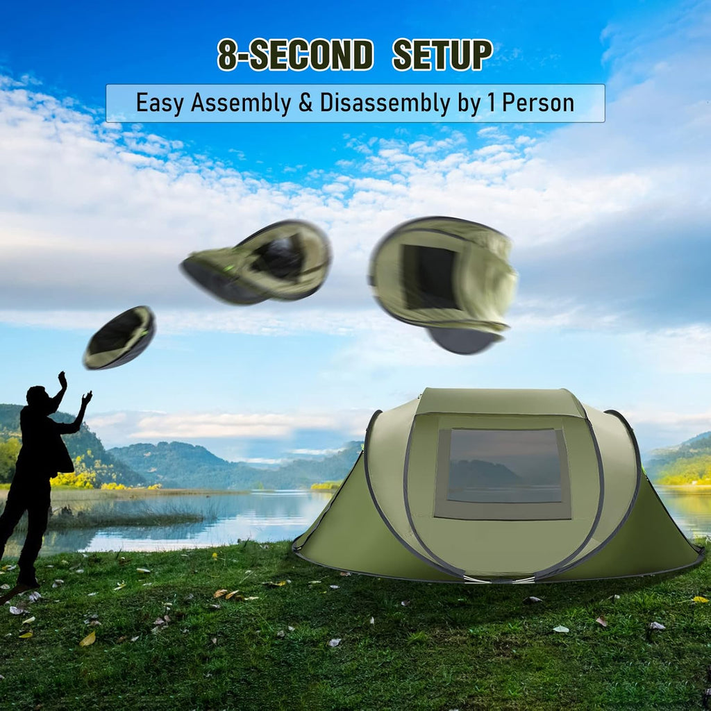 Pop Up Tent 4 Person with Carry Bag P201