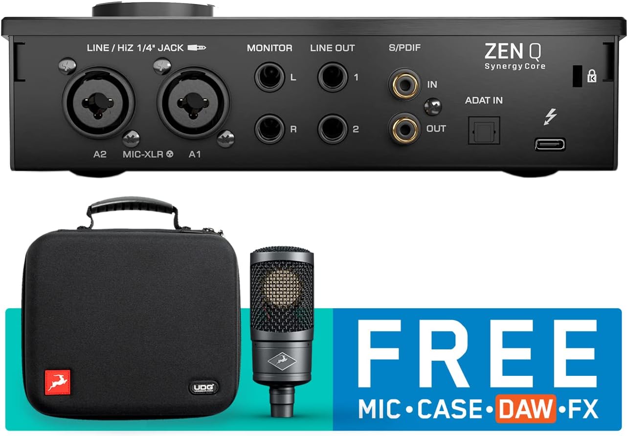 14x10 Thunderbolt 3 Audio Interface with Edge Solo Mic I8451