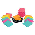 Pop-Up Dispenser Value Pack, 3 X 3 Pads, Black/Clear, 12 Pads M239729
