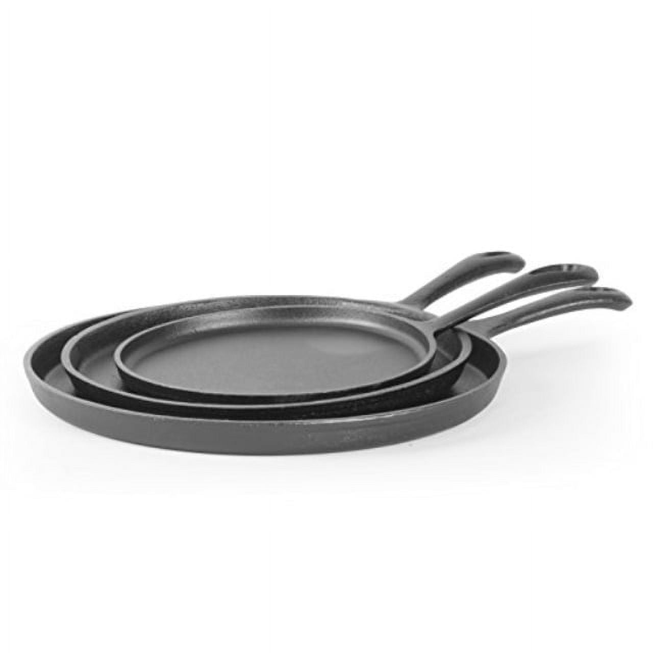 3-Piece Cast Iron Griddle Pan Set X6313