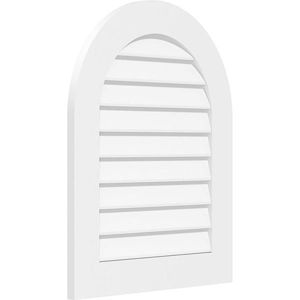 Round Top Surface Mount PVC Gable Vent M3485