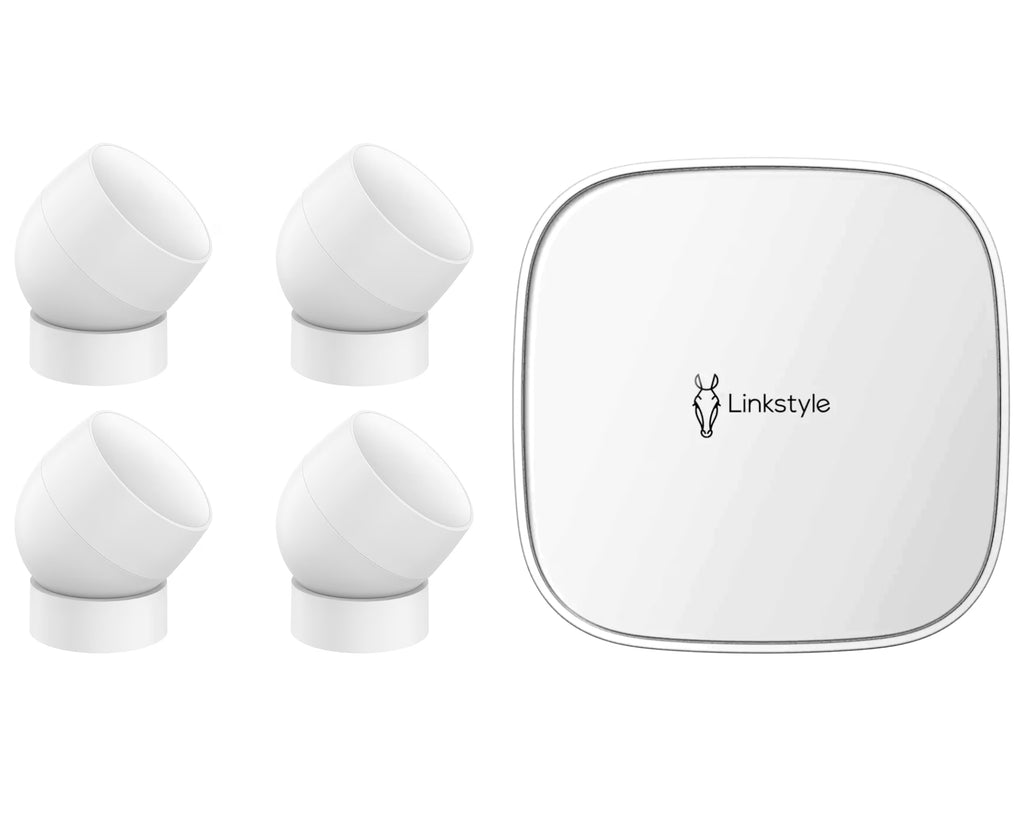 PIR Motion Sensor Plus Wireless Security Hub with Alarm 5Pcs Bundle J2794