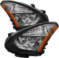 Black Headlights Lamps Turn Signal Left+Right L900452