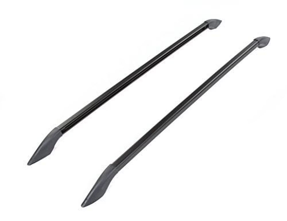 Black 58" Long Drill-in Installation Roof Rail C4924