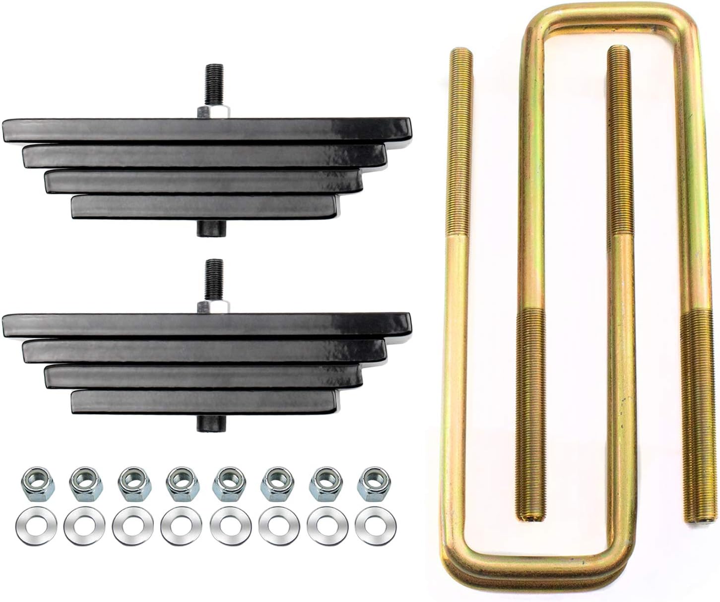 Front Leveling Lift Kit For 1999 Ford F350 Super Duty 4X4 Mini Leaf Packs H9550