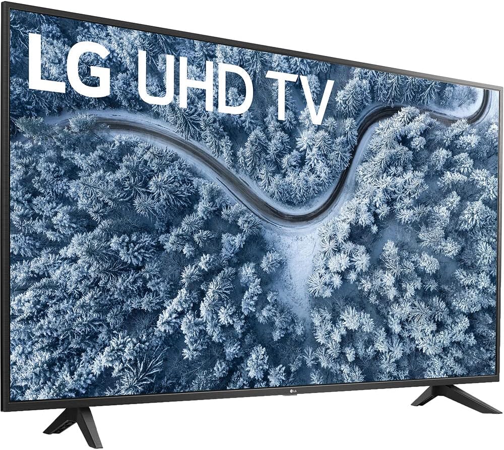 65 Inch 4K LED UHD Smart TV Bundle with Soundbar, Subwoofer, Wall Mount, HDMI Cables T43474