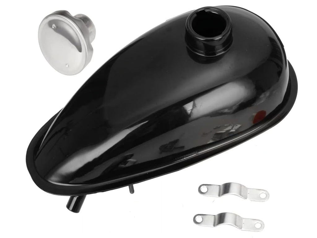 2L Metal Fuel Gas Tank with Cap for Motorized Bicycle Engine I406