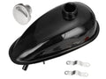 2L Metal Fuel Gas Tank with Cap for Motorized Bicycle Engine I406