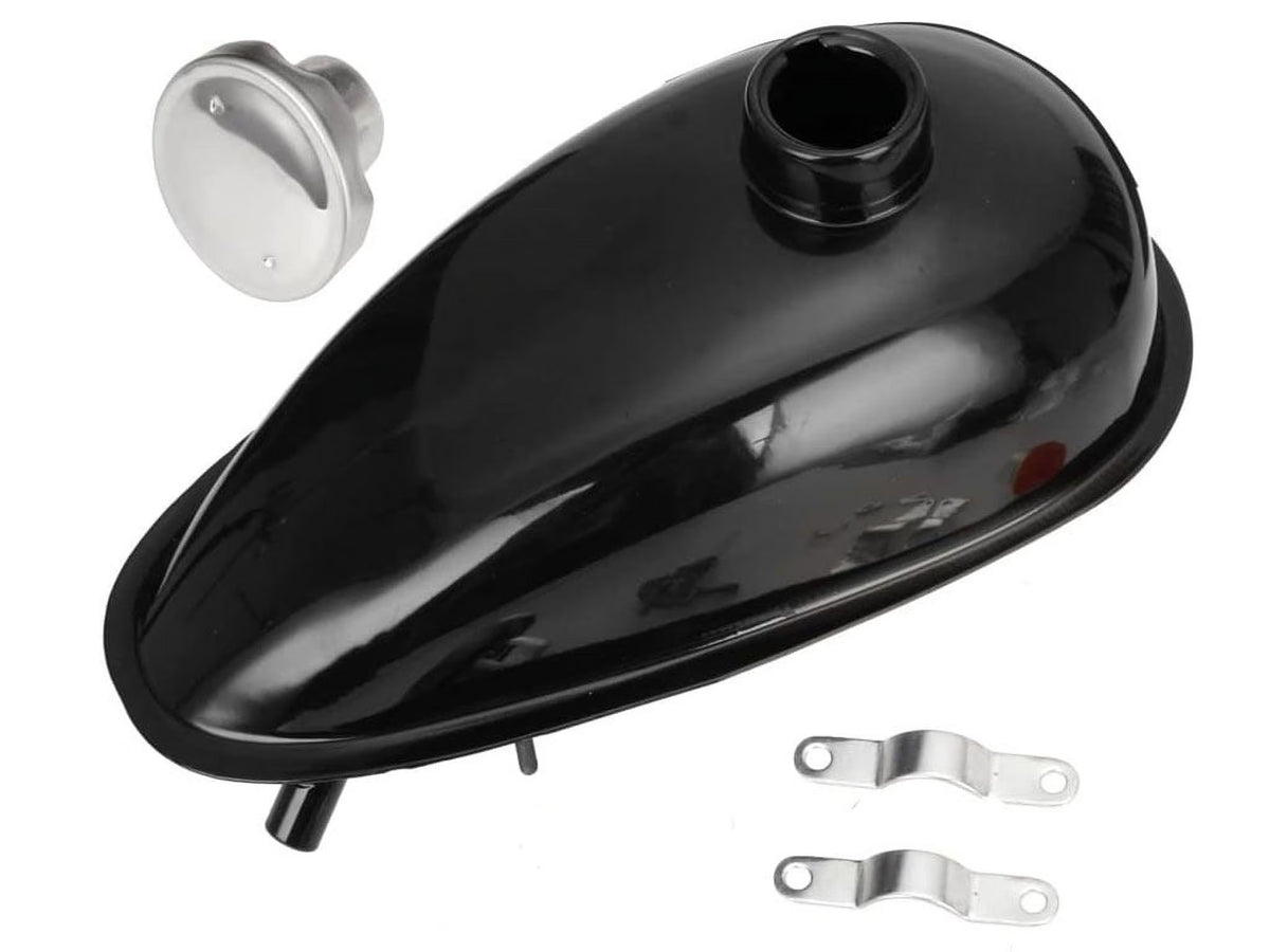 2L Metal Fuel Gas Tank with Cap for Motorized Bicycle Engine I406