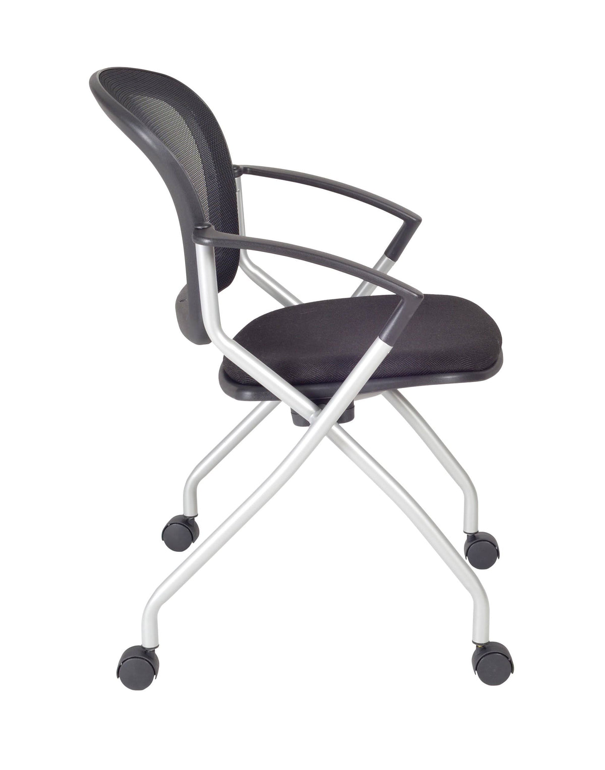 Mocha Walnut Training Table and 2 Nesting Chairs Y883407