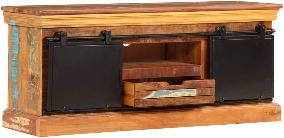 Solid Reclaimed Wood TV Cabinet I906