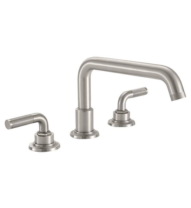 Matte Black Roman Tub Trim Set with Lever Handles S56321
