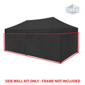 Black 10x20 Side Walls 6 Pack X4945