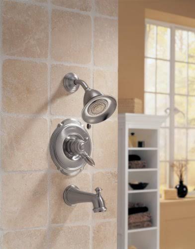 Victorian Tub and Shower Trim Stainless Q8407