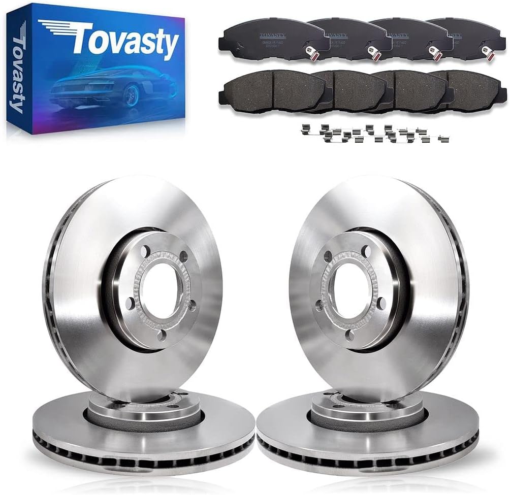 Brake Pads and Rotors Kit for Honda Accord 2011-2012 E-Coated I682747