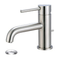 Brushed Nickel Single Hole Bathroom Faucet D66542