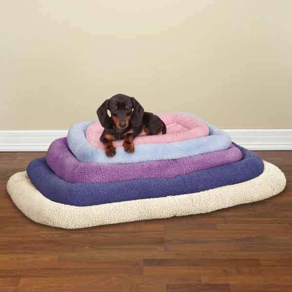 Pink Sherpa Crate Bed J3645