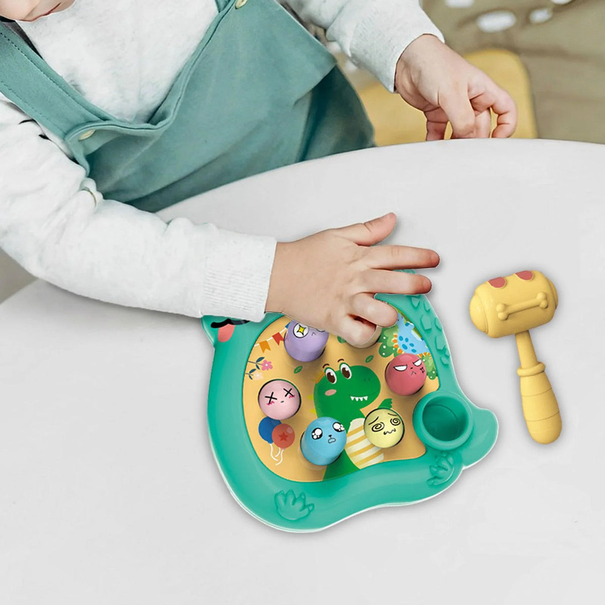 Green Pounding Hammering Game Educational Toys D971815