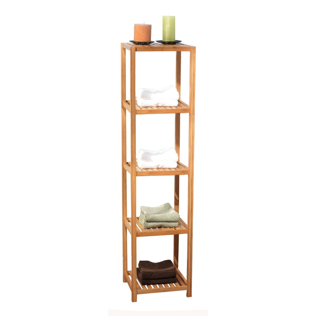 Bamboo 5-Tier Vertical Shelf O588817