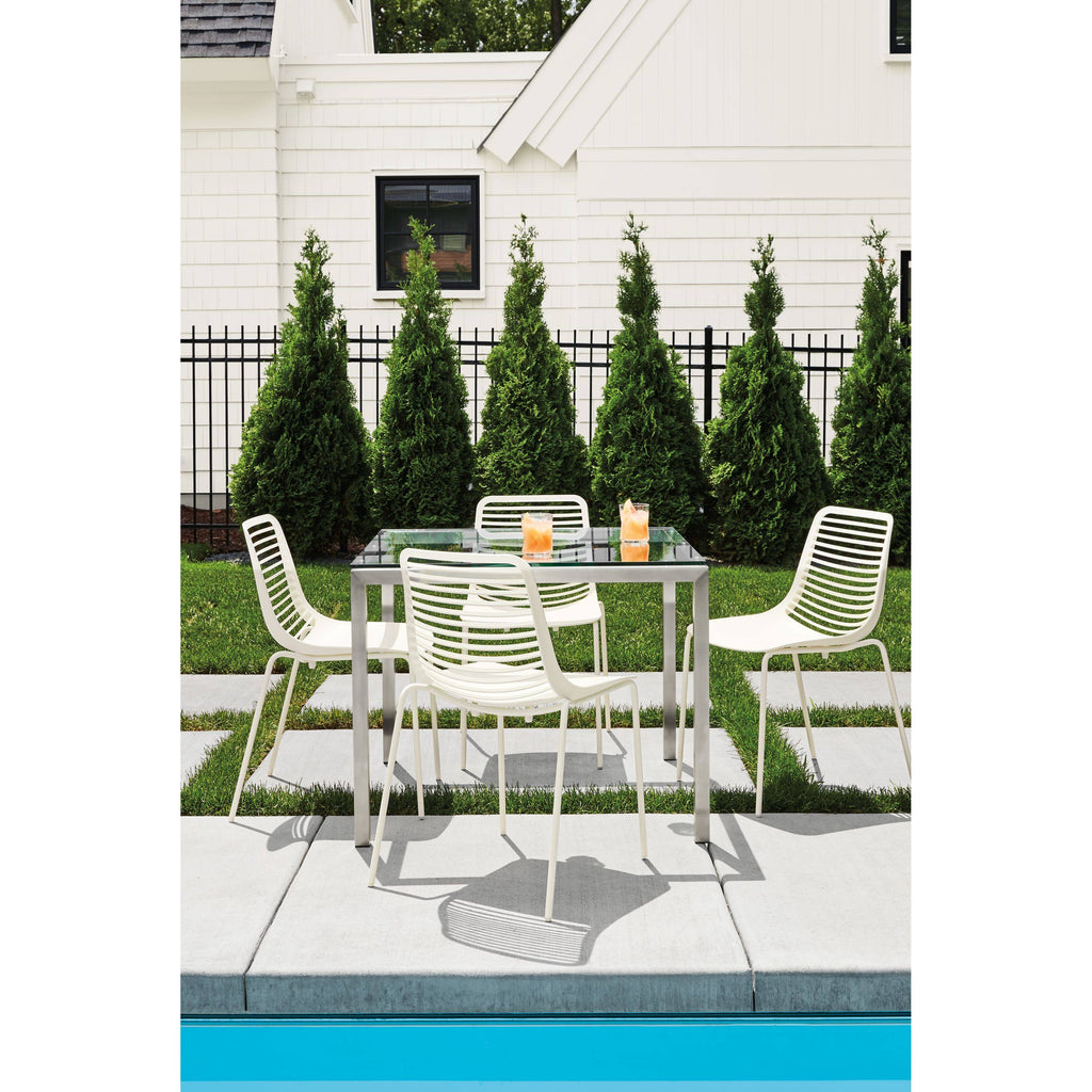 Grey Mini Patio Side Chair N145