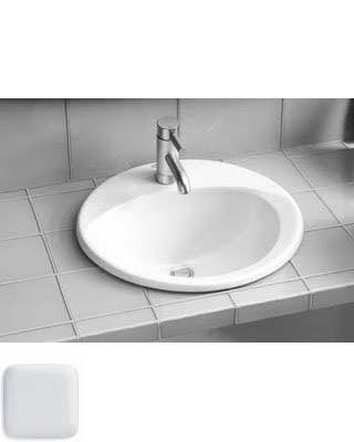 Colonial White Self Rimming Lavatory X1143