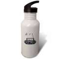 Grey 21 oz Sports Water Bottle H5916