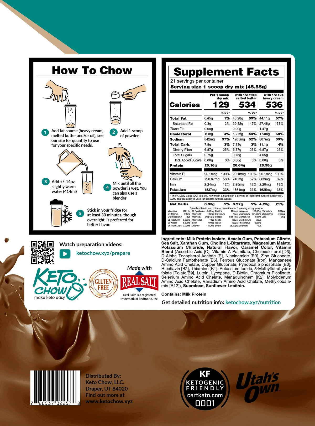 Eggnog Keto Meal Replacement Shakes X44710